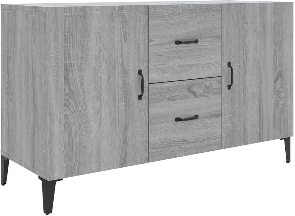 George Oliver Hortense 100 cm W Sideboard Grey Sonoma 60cm H X 100cm W X 36cm D