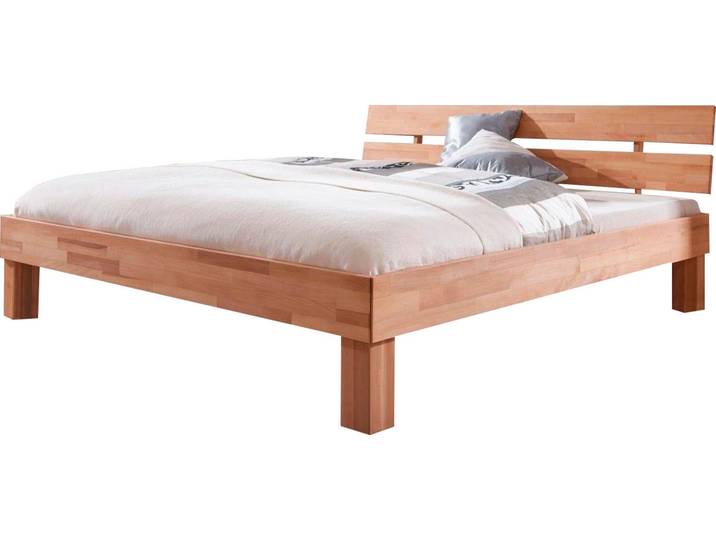 Massivholzbett RELITA Julia, Deal für begrenzte Zeit , beige (buche geölt), B:185cm H:75cm L:212cm, Betten, Massivholzbett, stabverleimte Buche, oberfläche geölt, verschiedene Breiten