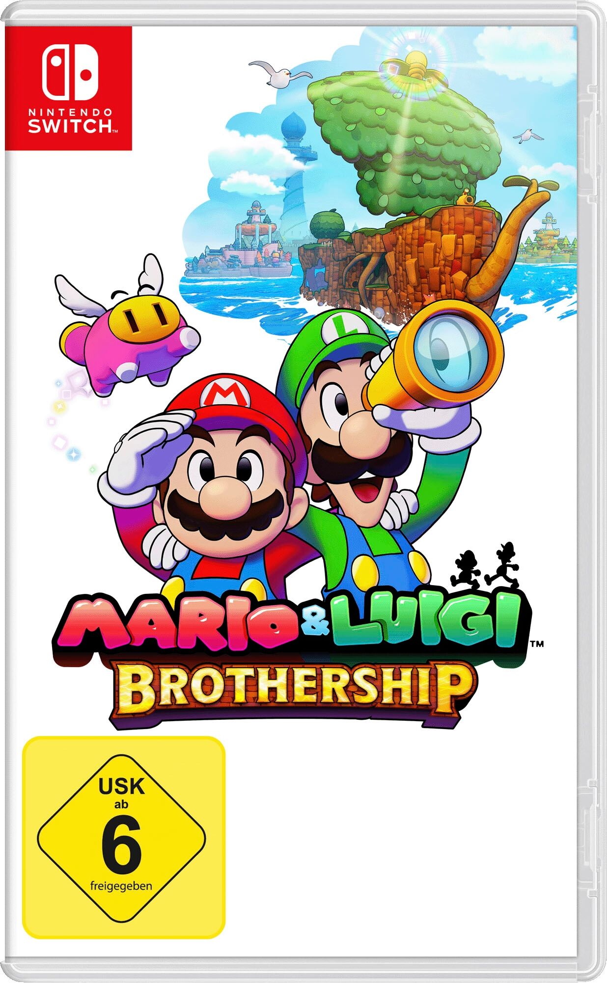 SWITCH Spielesoftware "Mario & Luigi: Brothership", transparent (weiß, neutral), Nintendo Switch, Spielesoftware, Spielesoftware