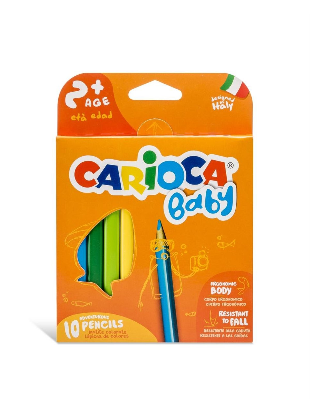 Carioca BABY Crayon 10 pcs. 2+