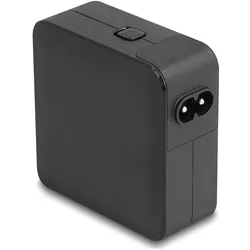 Delock 41443 - USB GaN Ladegerät 2 x USB Type-C PD 3.0 mit 65 W inklusive Strom-Adapter (65 W, 2 Ports), USB Ladegerät, Schwarz