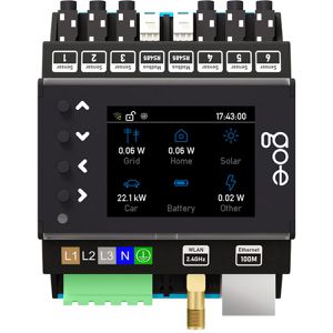go-e Lastmanagement Controller, CH-30-01, dynamisch, PV-Überschussladen, für 24 Wallboxen