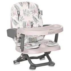 Lorelli Kinderhochstuhl 2 in 1 Ego Plus, Kinderstuhl, klappbar, höhenverstellbar grau