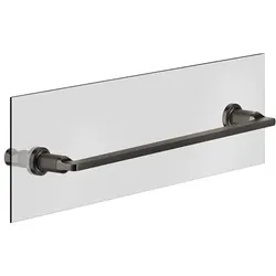 Gessi Inciso Handtuchhalter 450 mm, Montage an Glaswand, 58615710, Farbe: Messing PVD