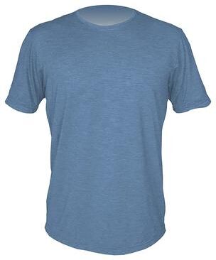 Anetik MVLPRS8 Men's Low Pro Tech T-Shirt in Bahama Heathered size Small