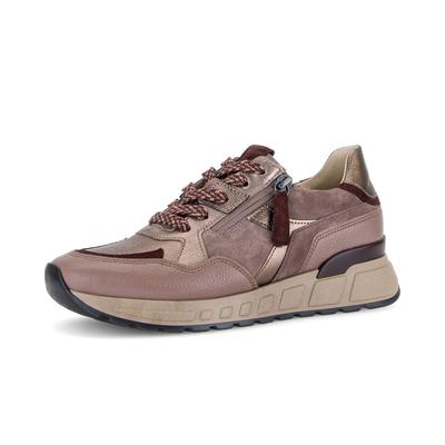 Sneaker GABOR "Sneaker low", Damen, Gr. 36, braun (lila), Schuhe Sneaker
