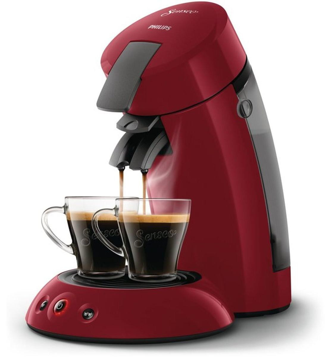 Philips Senseo Original HD6553/81 Koffiezetapparaat met Aroma Booster en Crema Plus - Rood