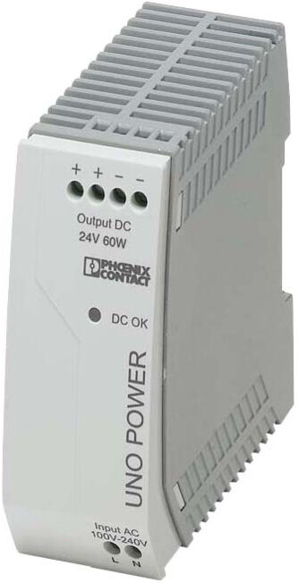 Phoenix Contact Alimentation BxIxP 35x90x84mm UNO-PS/1AC/24DC/60W (2902992)