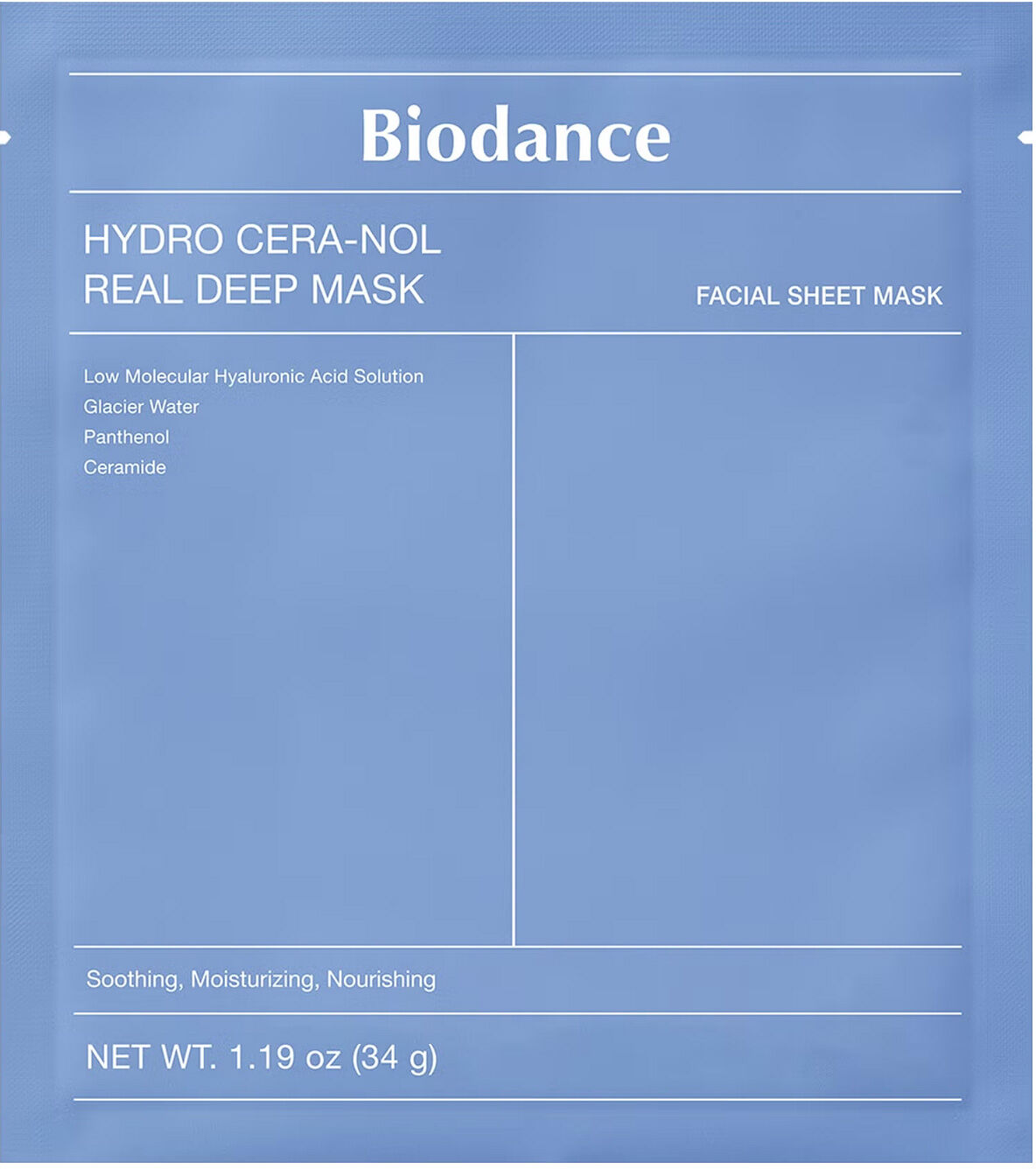 BIODANCE Hydro Cera-Nol Real Deep Mask