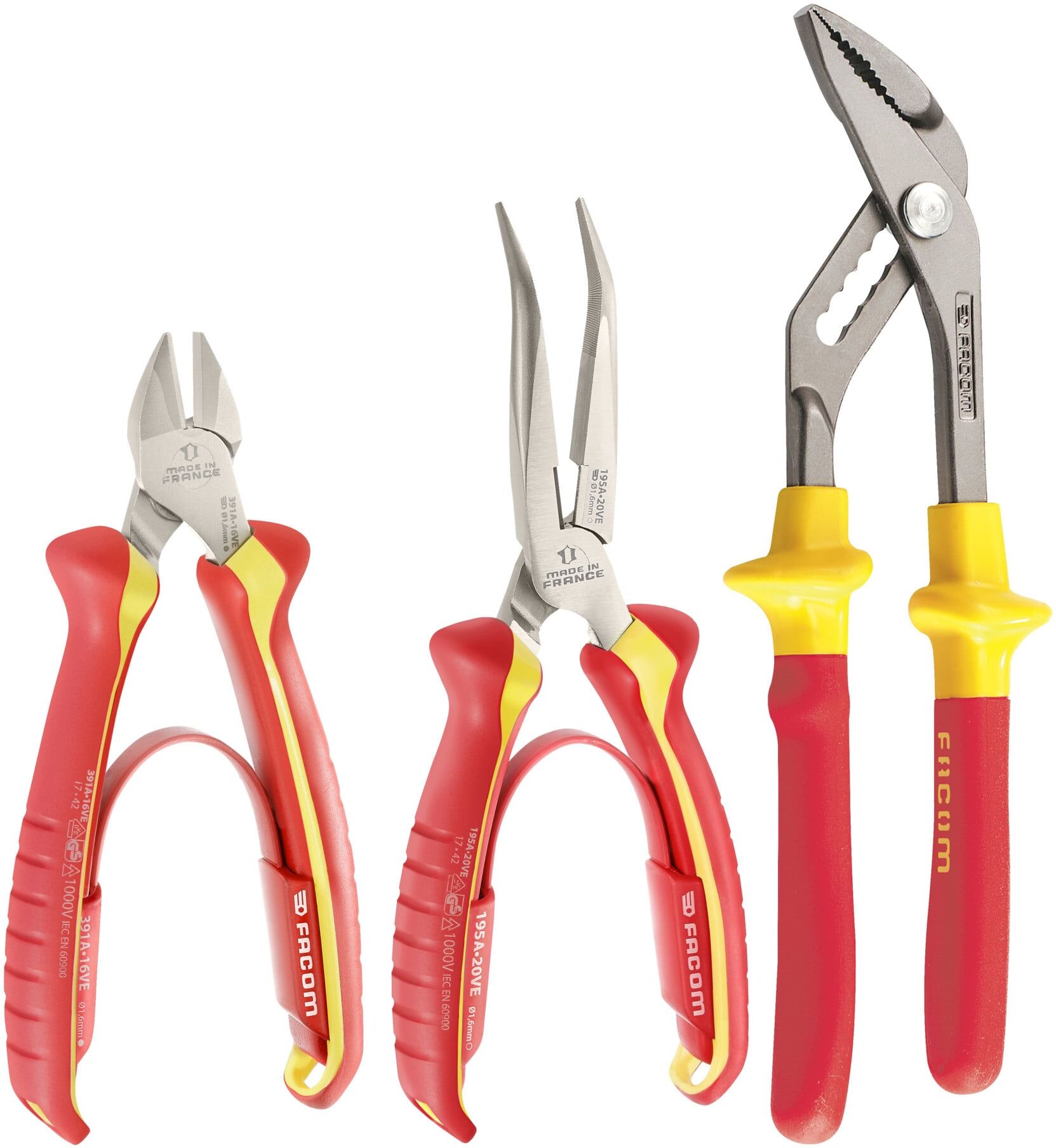 Facom Zangen Set 1000V 3-tlg (VE.A3)
