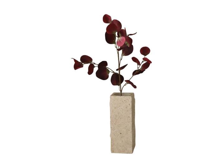 Botané Branche artificielle d’eucalyptus Burgundy, 84 cm