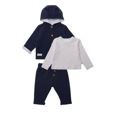 Erstausstattungspaket LILIPUT, Mädchen, Gr. 62, blau (blau, grau), 100% Baumwolle, KOB Set-Artikel Erstausstattungspaket, mit niedlichen Details
