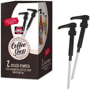 Schwartau Schwartau Dosierpumpe Coffee Shop, 2 Stück, für  650ml Sirupflaschen, pro Hub 10 ml