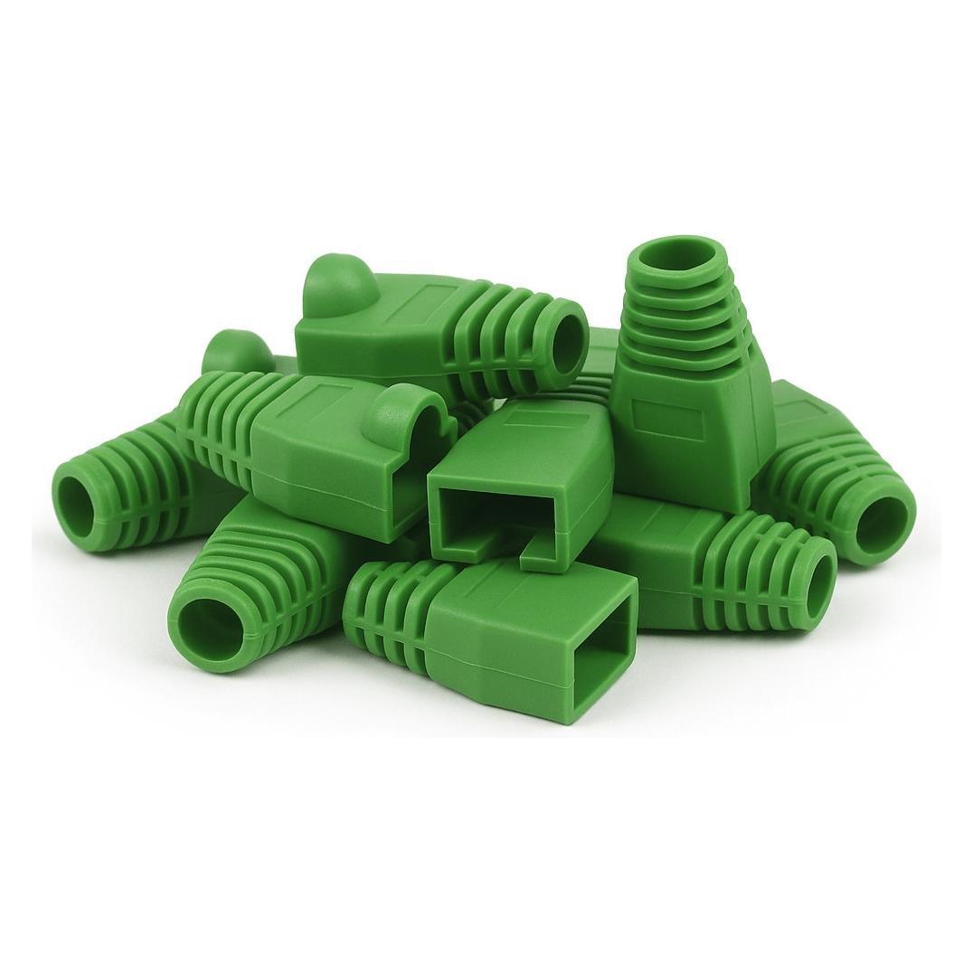 Danicom RJ45 Tule Grün - 10 Stück (DC-RJ45-BOOT-GREEN-10PCE)