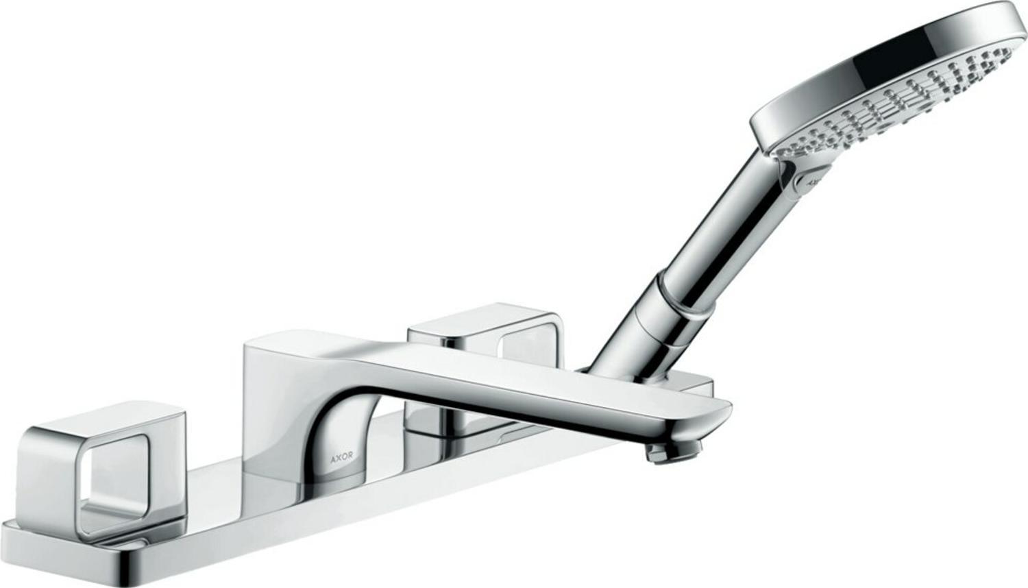 hansgrohe Fertigmontageset Axor Urquiola 4-L-BW-Rand-Arm, A 198mm, brush. r gol