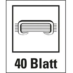 Leitz Heftgerät NeXXt 55220035 max. 40Blatt Metall/Kunststoff bl