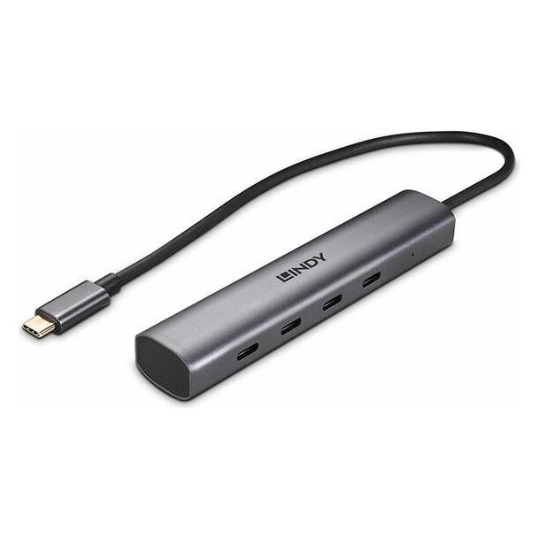 Lindy 43384 (USB-C, 4 Ports) (43384)