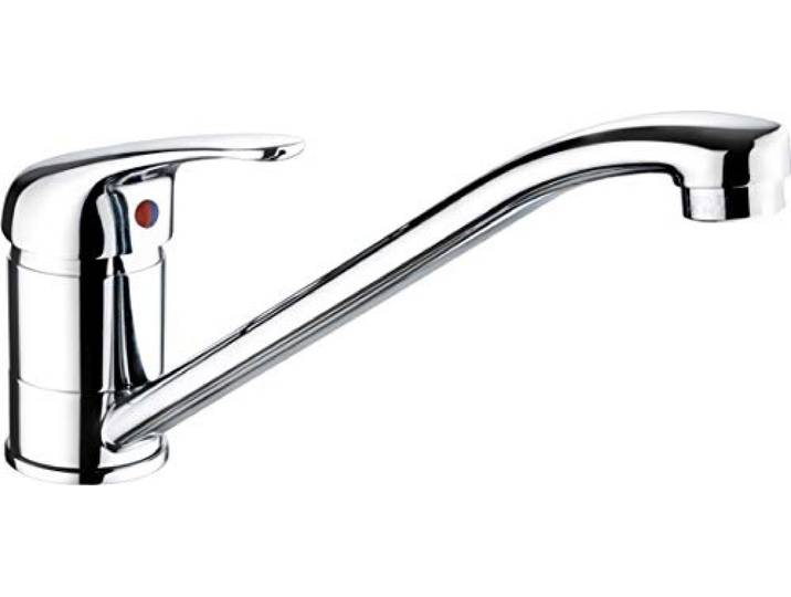 Cornat Spültisch-Einhebelarmatur Toledo - Hochwertiger Messingkörper - verchromt - Schwenkbarer Auslauf / Hochdruck-Armatur / Küchenarmatur / Wasserhahn / TOL5