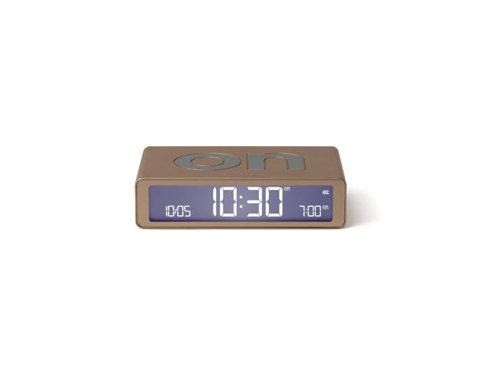 Lexon Wecker Flip Gold - Farbe: Soft Gold