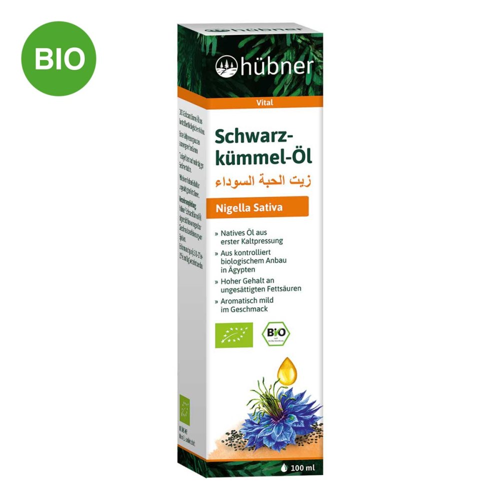 Anton Hübner GmbH & Co. KG Hübner Schwarzkümmel-Öl Bio De-öko-003 20038602