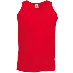 Tank-Top "F260" 100% Baumwolle Atlethic West - 3XL - red