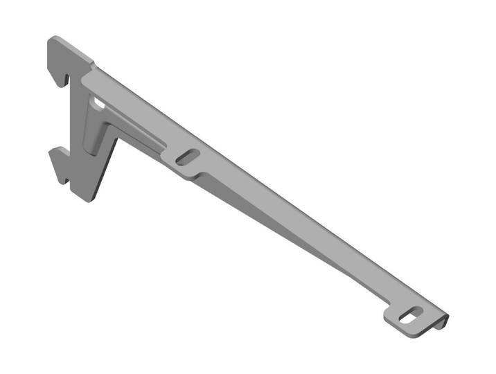 Winkelträger Lose Weissalu T 18 cm 2 Stk