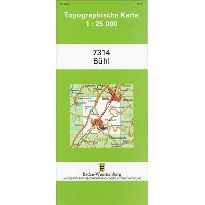 Bühl, Karte von , LVA Baden-Württemberg, 978-3-86398-111-2