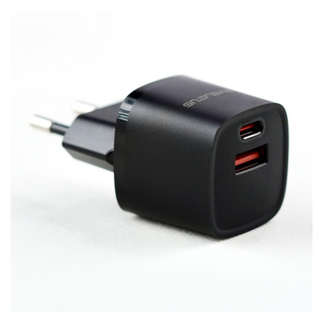 Evelatus USB-A and USB-C 30W Max / EU (30 W, 2 Ports) (EVELATUS)