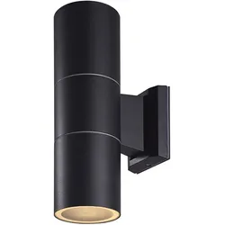 Hochwertige Außen Beleuchtung UP DOWN Strahler Wand Lampe Leuchte ALU Glas klar HILIGHT 103206