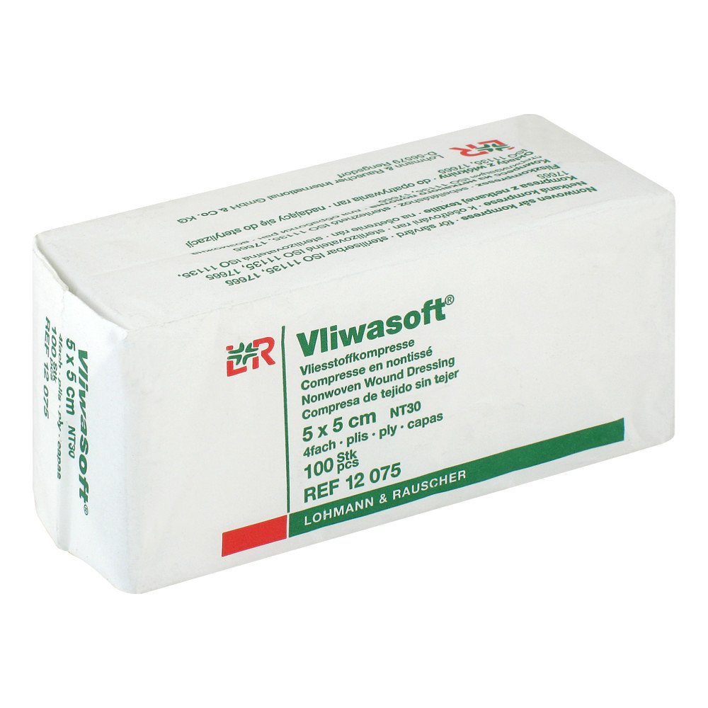 Lohmann & Rauscher GmbH & Co.KG Vliwasoft Vlieskompressen 5x5 cm unsteril 4l. 03806910