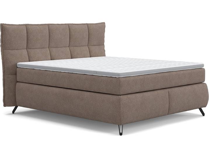Boxspringbett SWISS HOME STYLE AGATA sand 160x200cm weich