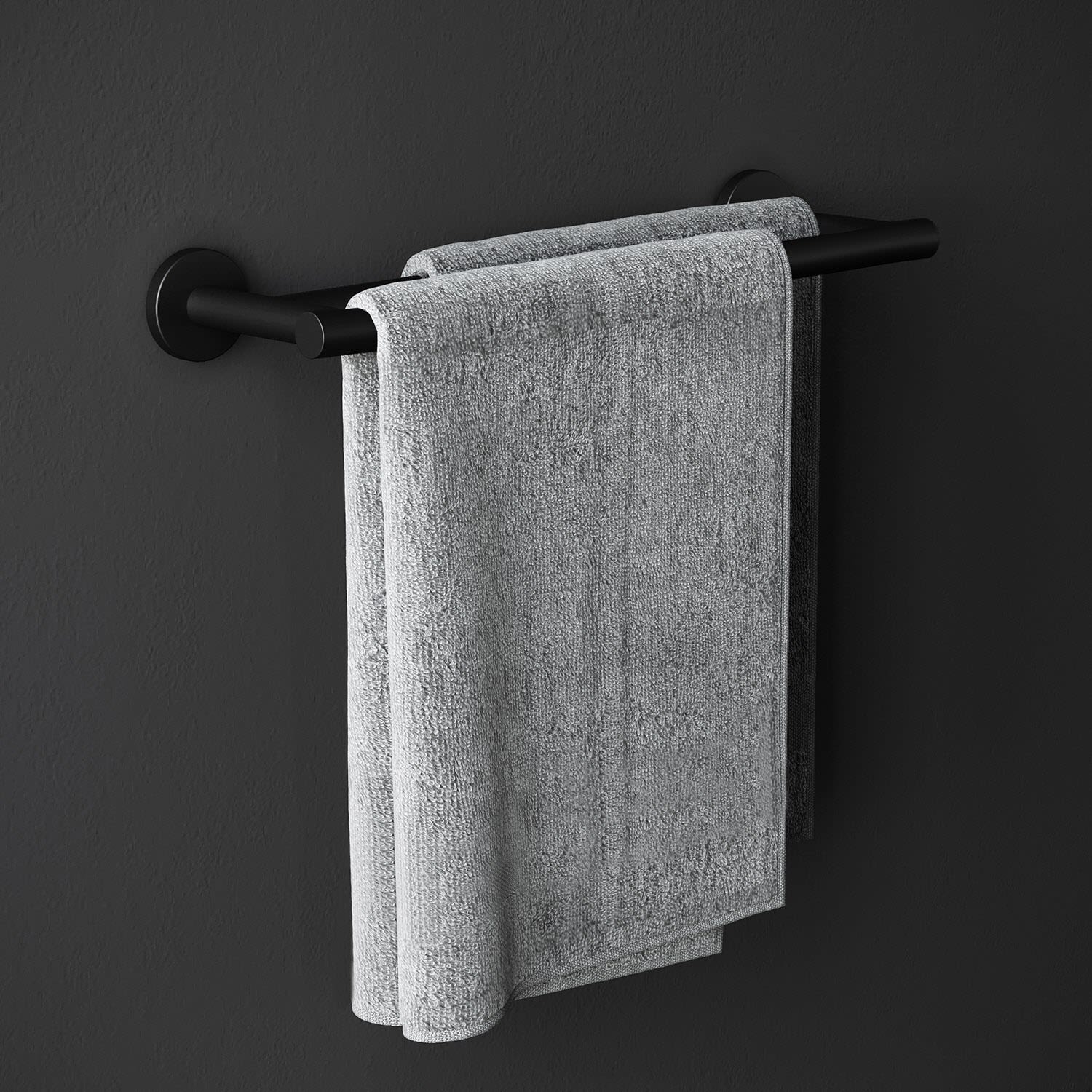 COSMIC Architect S+ Doppelte Handtuchstange 45 cm, Accessoires, WJC235A0061036, soft black