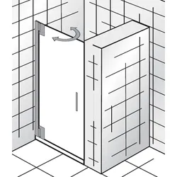 HSK K2 P Drehtür Nische 2108xxx