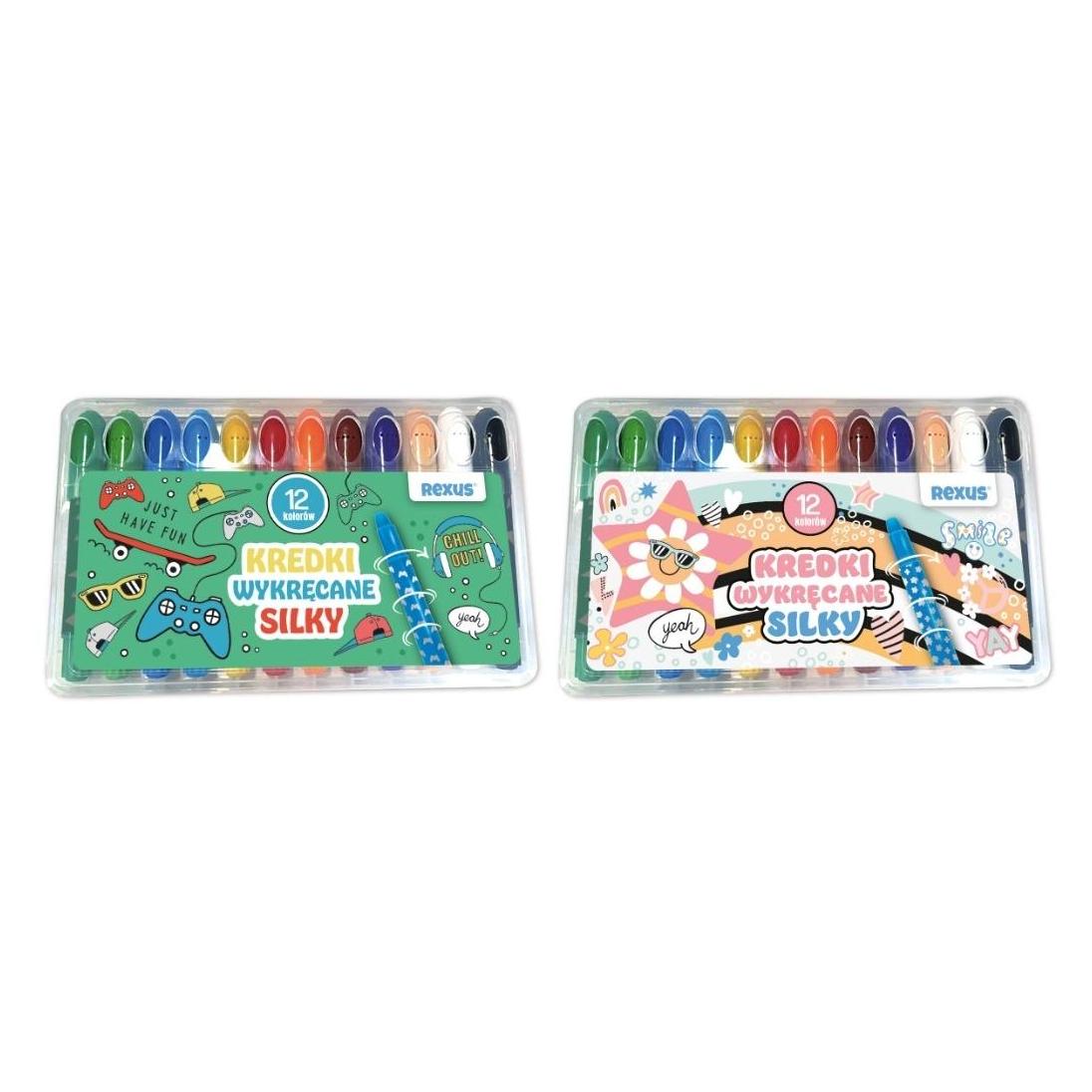 Beniamin Seidige Drehstifte, 12 Farben, Mix (12x) (56586062)