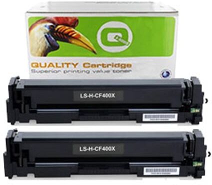 Q-Nomic 201X Pack x2 toner negro XL