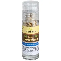 Herbaria Bauern Brotzeitsalz Mini-Mühle bio