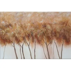 Originalbild AUTUMN FLOWERS (BHT 120x80x4 cm) - beige - BHT 120x80x4 cm