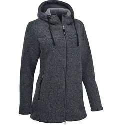 MAUL Damen Wilde Kaiserin Strickfleece Ma, Größe 52 in Schwarz 02