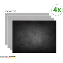 CoverYourDesk, Tischset, Tischset Schieferplatte schwarz