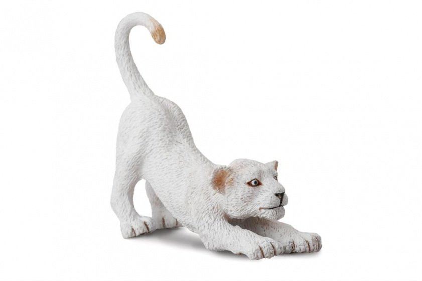 Collecta Wilde Dieren Jonge Leeuw Wit 6,5 cm