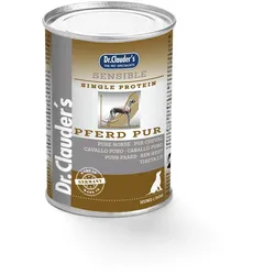 Dr. Clauder's Sensible 400g Dosen Hundenassfutter Pferd Pur 6x400g