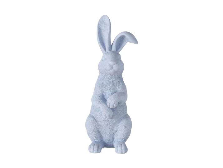 Osterhase BOLTZE Hase Bengt, 43 cm , blau, B:17cm H:43cm, Kunststoff, Dekofiguren, Osterhase