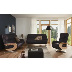 himolla Ledersofa   ¦ lila/violett ¦ Maße (cm): B: 187 H: 106 T: 92.0