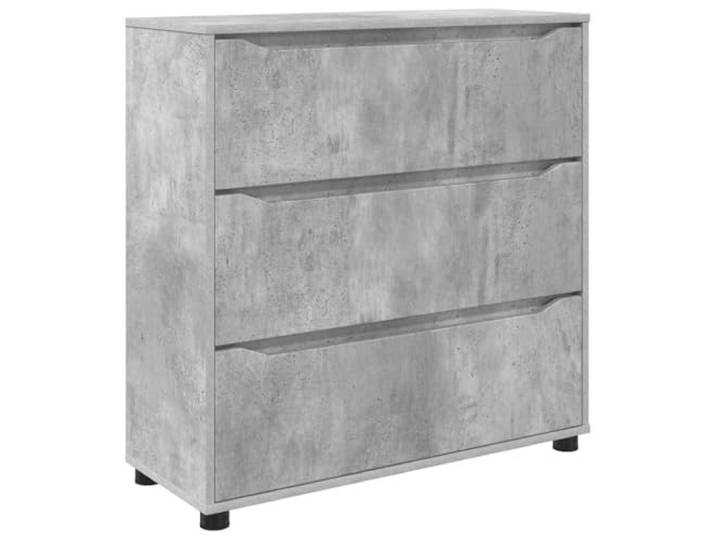 Heofavd Aufbewahrungsschrank Beton Grau 80 x 31 x 81 cm Holzwerkstoff