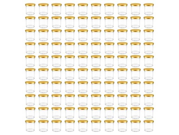 Vitrea 200x Marmeladengläser 167 ml - mit Deckel Gold TO 66 - Einmachgläser zum befüllen mit Schraubdeckel - Sturzgläser für Marmelade Schraubgläser - leere Gläser - 200 Stück