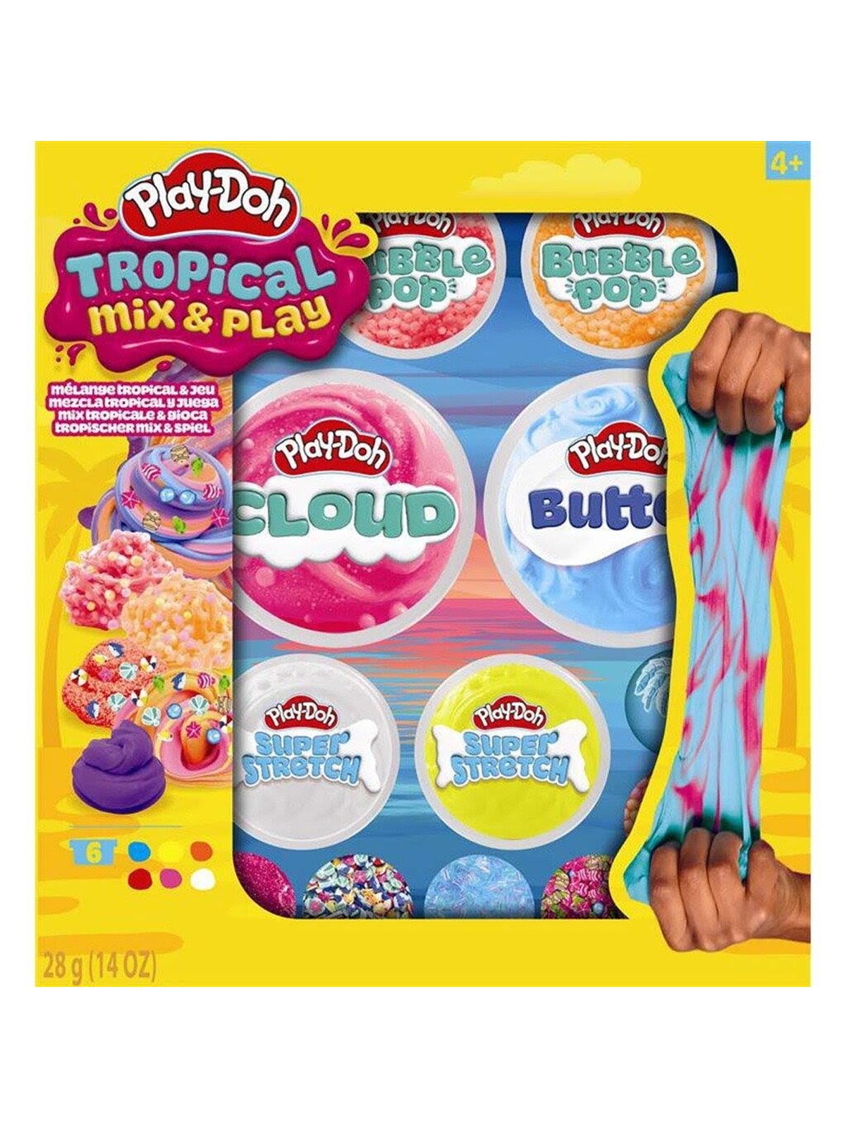 Play-Doh Tropical Mix & Play 6 pack