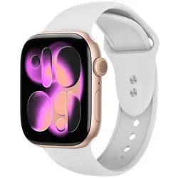 Armband Crong Liquid - Apple Watch 38/40/41/42 mm (weiß)