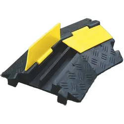 As - Schwabe, Kabelschutz + Kabelführung, 2 Kanal Kabelbrücke Bogen 45° (Kabelbrücke, 42 cm)