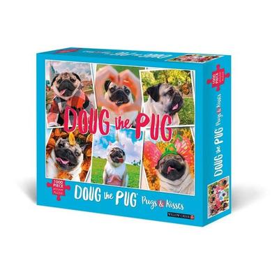 Doug the Pug: Pugs & Kisses 1000-Piece Puzzle