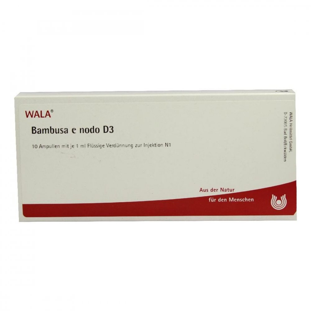 WALA Heilmittel GmbH Bambusa E Nodo D3 Ampullen 03358216